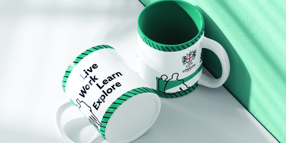 City of London branded mugs